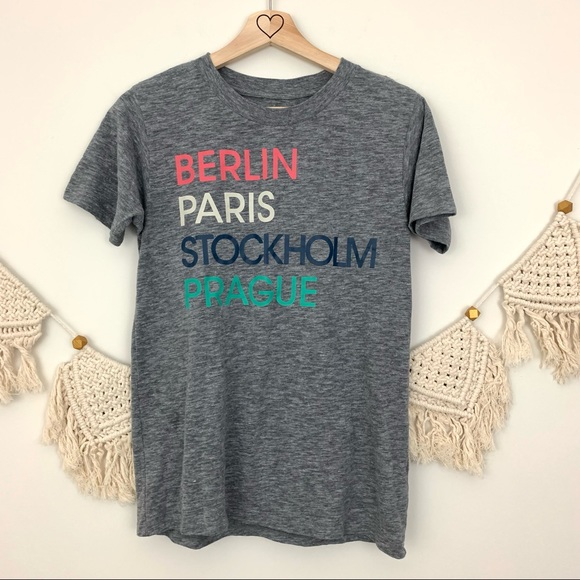 J Crew Europe Slub Cotton Graphic Tee - Picture 4 of 9